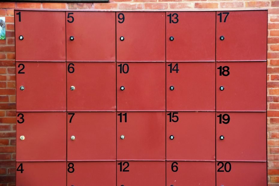 red lockers
